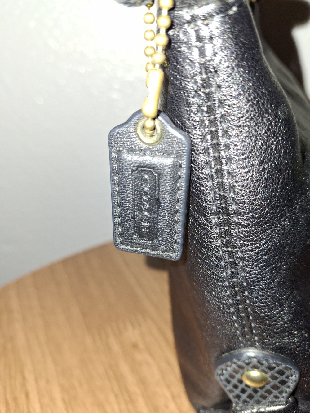 Coach Black Leather Crossbody Bag - Picture 5 of 16